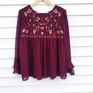 ✨SALE✨ Altar’d State Embroidered Blouse Sz L